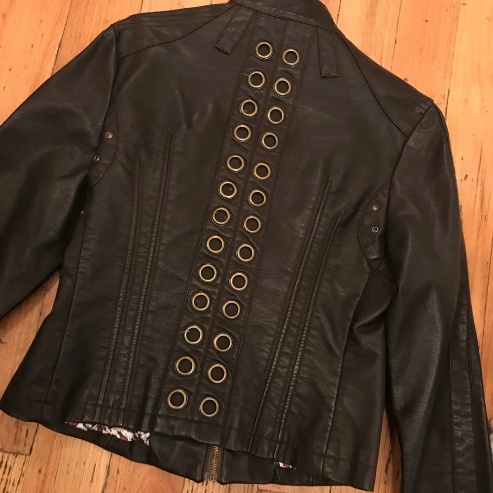 Solitaire Vegan Leather Jacket